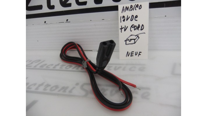 Ambico rectangular 12vdc cable adaptor,